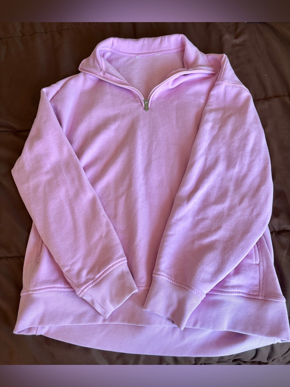 Athleta Forever Fleece 1/4 Zip Sweatshirt
